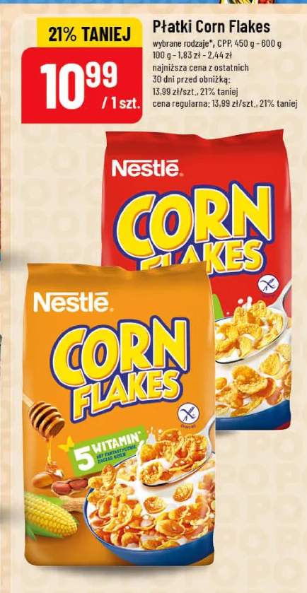 płatki kukurydziane