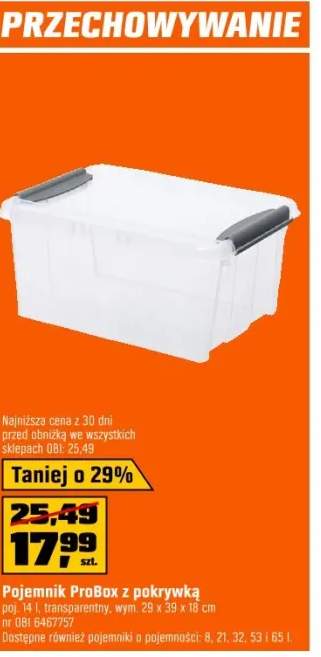 pojemnik do przechowywania