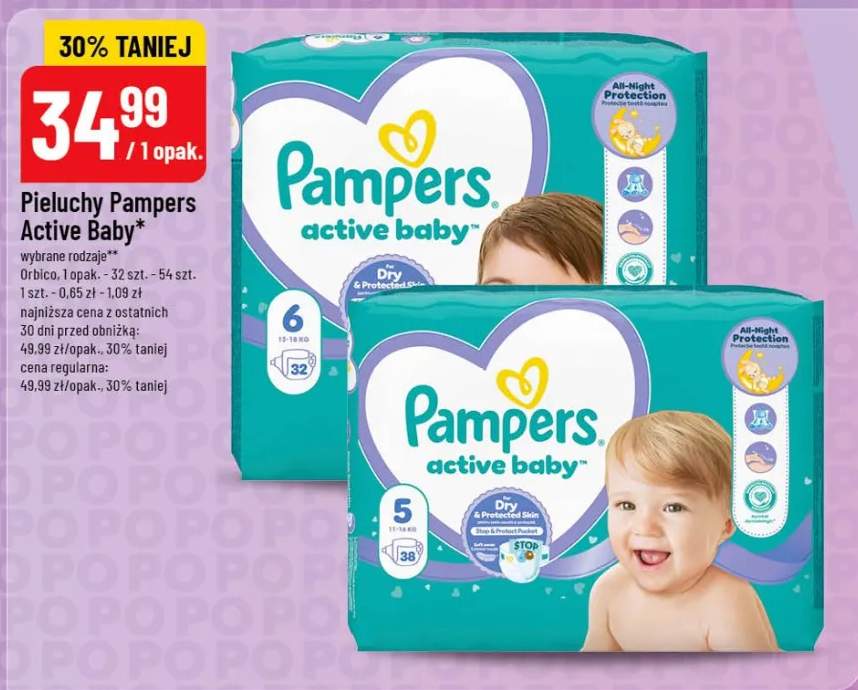 pieluszki Pampers