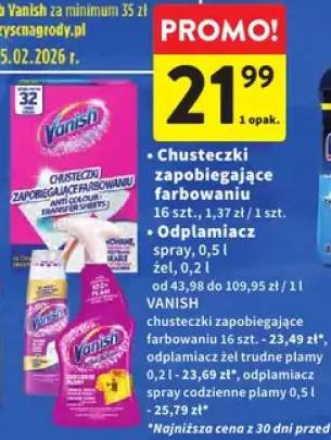 chusteczki wyłapujące kolor