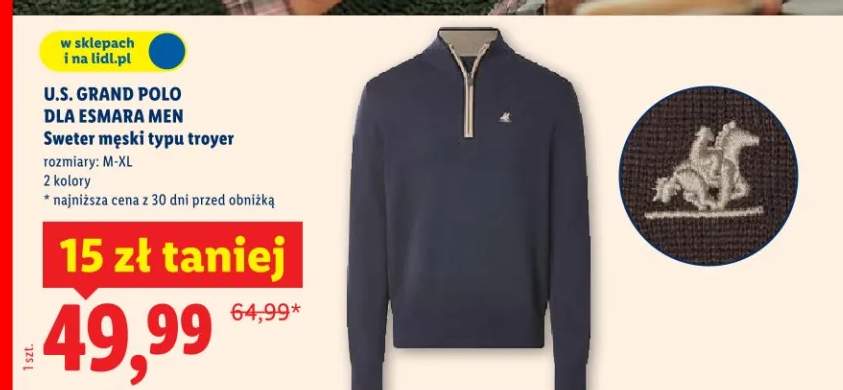 sweter męski