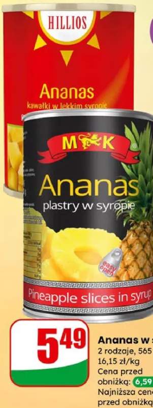ananas w puszce