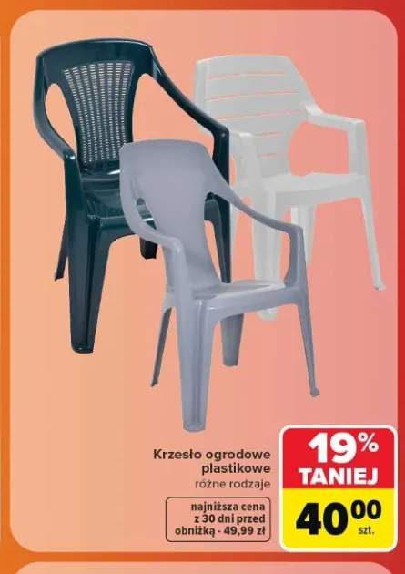 krzesło ogrodowe